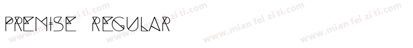 Premise Regular字体转换